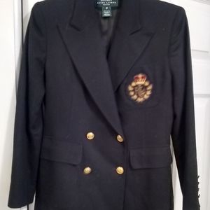 Women's Ralph Lauren Black Jacket Size 6p